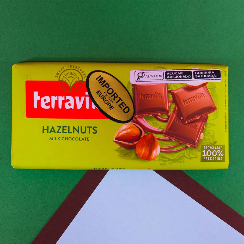 Chocolate ao Leite com Avelã - Terravita - 100g