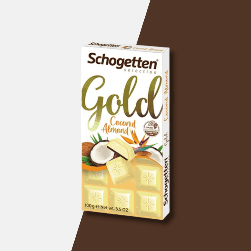 Chocolate Schogetten Gold Recheado Coconut Almond 100G