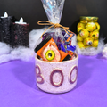 Pote de cerâmica Halloween Boo com doces – Casa da Bruxa