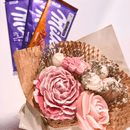 Buquê de Velas e Chocolate G - Frete Grátis