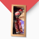 Buquê de Velas Aromáticas com Chocolate Importado Biscoff — Dia dos Namorados
