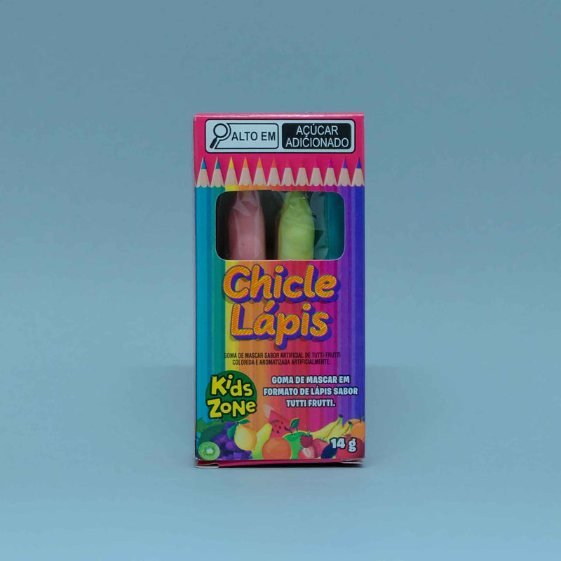 Kids Goma De Mascar Chicle Lapis 14g