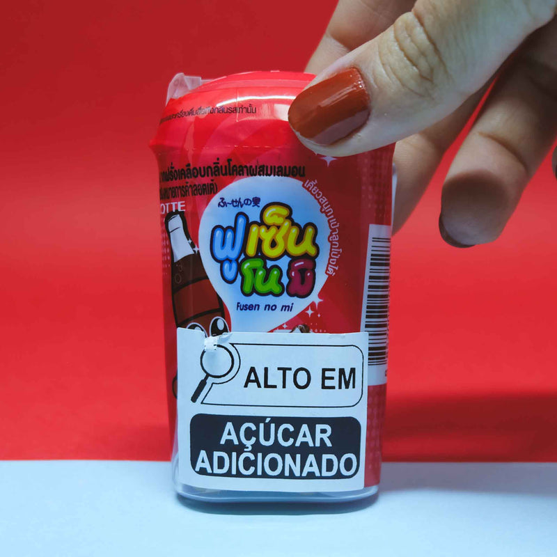 Chicletes Fusen Sabor Cola e Limão