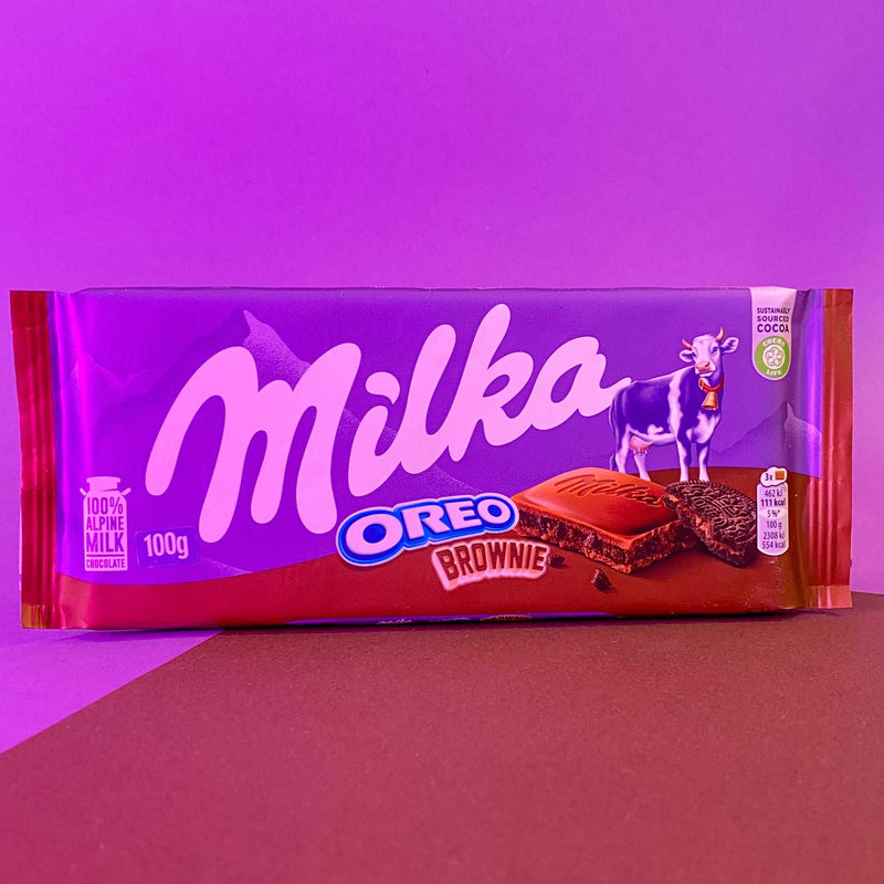 Chocolate Milka Recheado Oreo Brownie 100g Casa da Bruxa