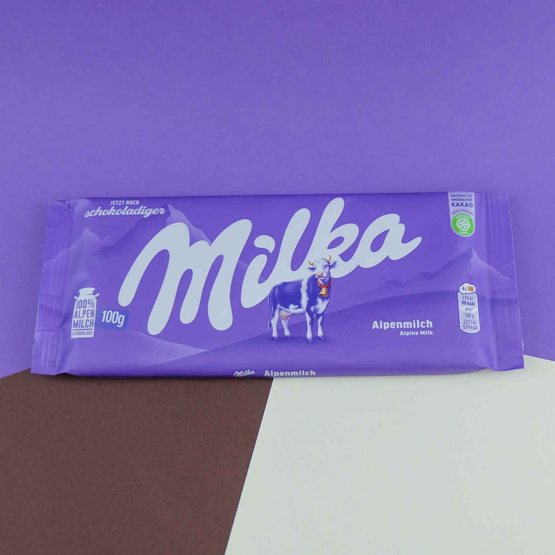 Chocolate Milka Ao Leite Alpine 100g