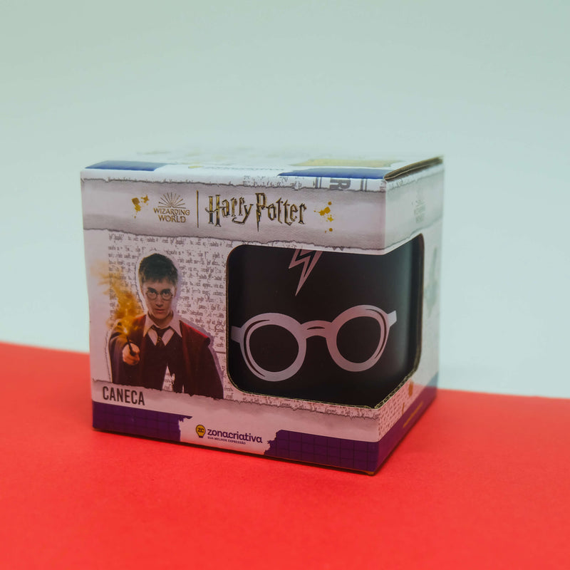 Caneca Mini Tina Oculos e Raio - Harry Potter - 100ml