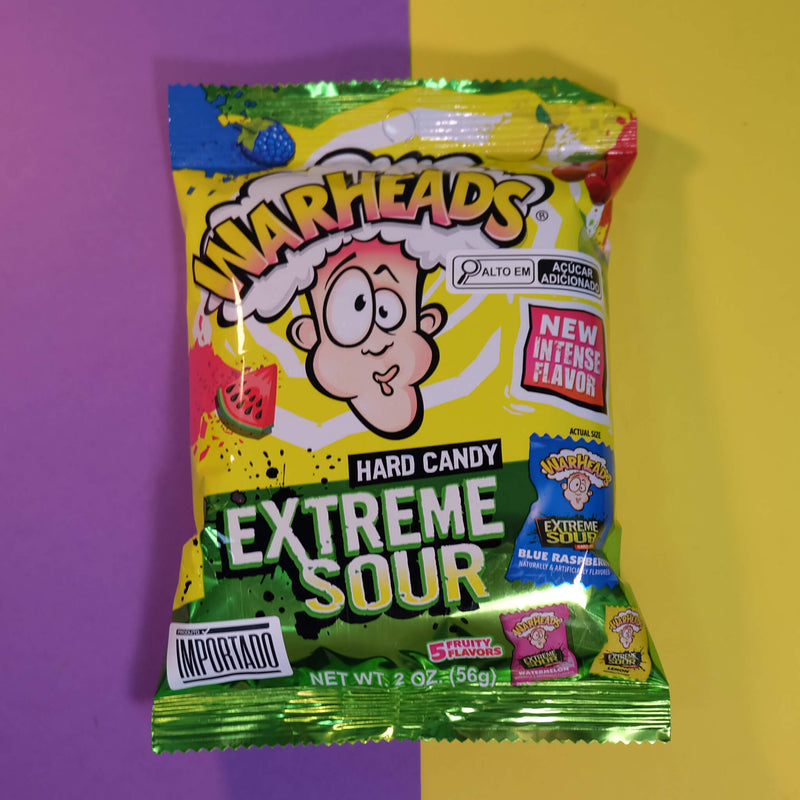 Bala Warheads Extreme Sour Hard Candy 56G