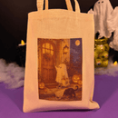 Ecobag Casa da Bruxa 20x25 cm que acompanha o Kit Halloween