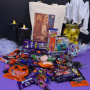 Kit Halloween M com 39 doces, ecobag e máscara de brinde – Casa da Bruxa