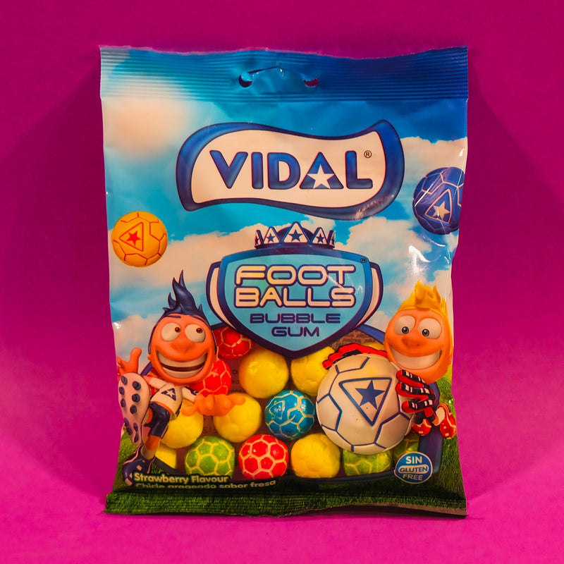 Vidal Foot Balls Bubble Gum 90G