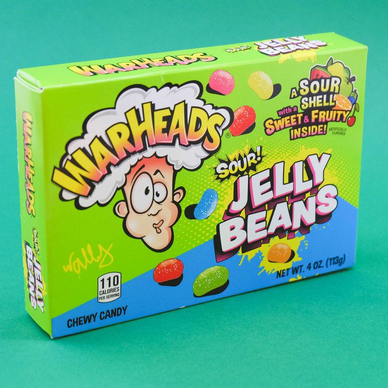 Warheads Sour Jelly beans Theater Box 113g Casa da Bruxa