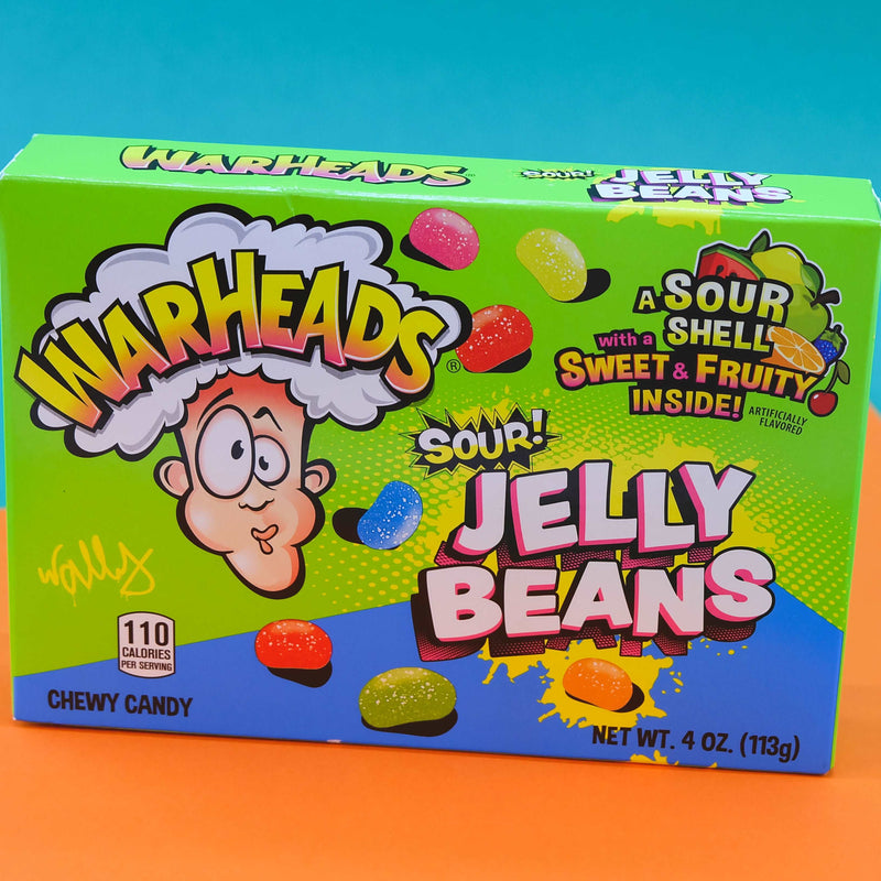 Warheads Sour Jelly beans Theater Box 113g Casa da Bruxa