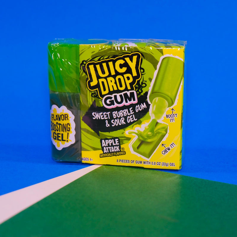 Chiclete Juicy Drop Bubble Gum - Sour Gel - 71g